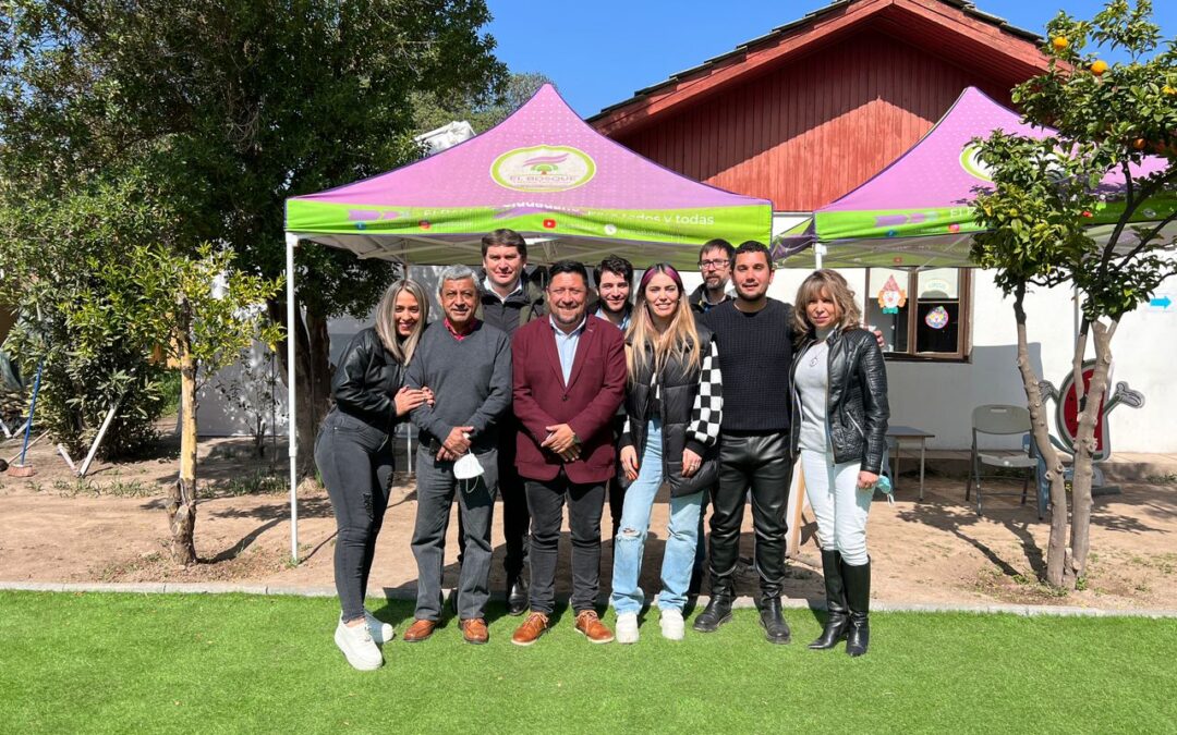 Municipalidad de La Granja conoció en terreno nuestro trabajo junto a niñas y niños con diagnóstico TEA